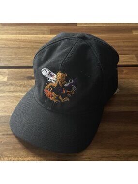 VTG FedEx Tiger Mechanic Hat Black Embroidered Logo Adjustable Reliability Team